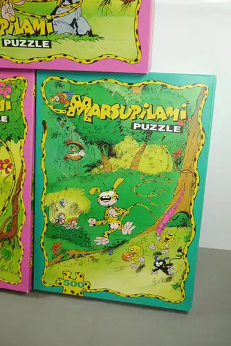 MARSUPILAMI 3 vers. Puzzle 1 x 500 Teile 2 x 60 Teile komplett Nicotoy (F23)