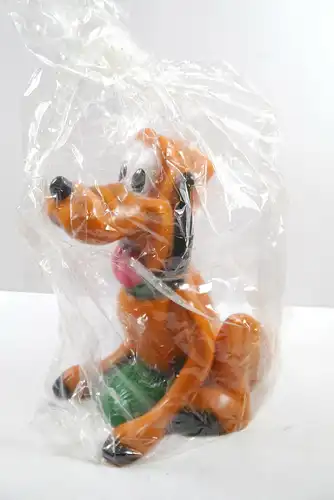 Disney PLUTO Großfigur ca. 26cm Celloplast 80er Jahre Neu (KB1)