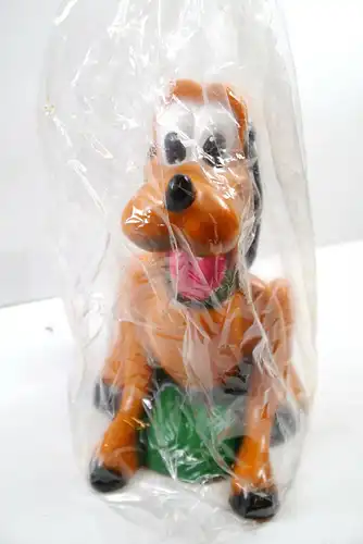 Disney PLUTO Großfigur ca. 26cm Celloplast 80er Jahre Neu (KB1)