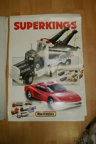 Matchbox 59 x  Werbeplakat Superkings + Yesteryear +  Action 60x42cm   F3