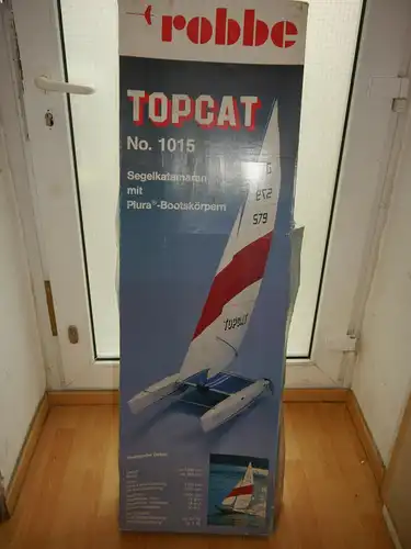 Robbe TOPCAT No. 1015 Segel Katamaran  1,35 m Plura Bootskörpern Modellbausatz