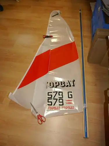 Robbe TOPCAT No. 1015 Segel Katamaran  1,35 m Plura Bootskörpern Modellbausatz