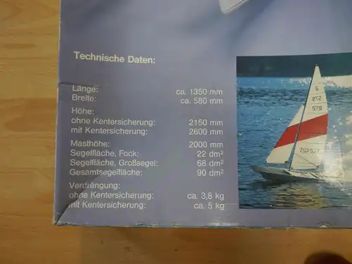 Robbe TOPCAT No. 1015 Segel Katamaran  1,35 m Plura Bootskörpern Modellbausatz