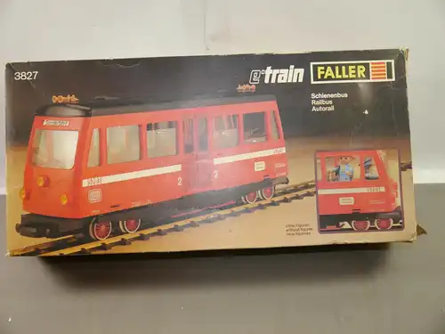 Faller e-train 3827 Schienenbus Railbus  Spur 0 in Box (F13)