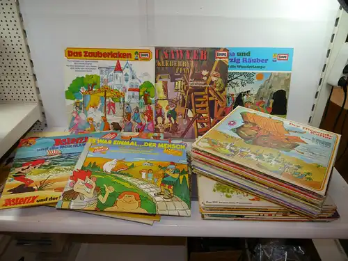 Konvolut 62 Hörspiel Kinder Schallplatten LP Europa Maritim Intercord u.a  (F28)