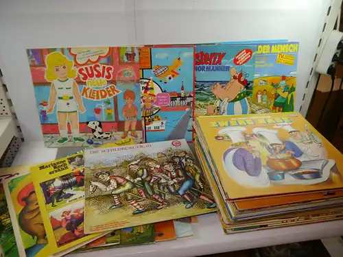 Konvolut 62 Hörspiel Kinder Schallplatten LP Europa Maritim Intercord u.a  (F28)