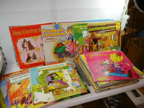 Konvolut 62 Hörspiel Kinder Schallplatten LP Europa Maritim Intercord u.a  (F28)