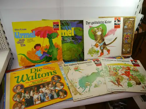Konvolut 62 Hörspiel Kinder Schallplatten LP Europa Maritim Intercord u.a  (F28)