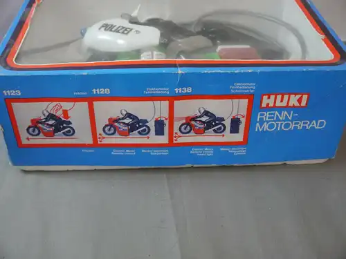 HUKI  BMW R75/6 Polizei Rennmotorrad mit Fernbedienung mit  OVP 1128  MF9