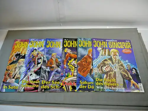 John Sinclair Comic Band 1-6 komplett  Gespenster Geschichten Z : 2 (W10)