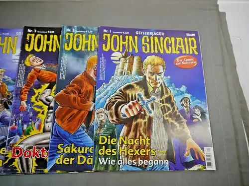 John Sinclair Comic Band 1-6 komplett  Gespenster Geschichten Z : 2 (W10)