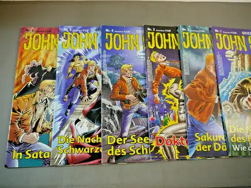 John Sinclair Comic Band 1-6 komplett  Gespenster Geschichten Z : 2 (W10)