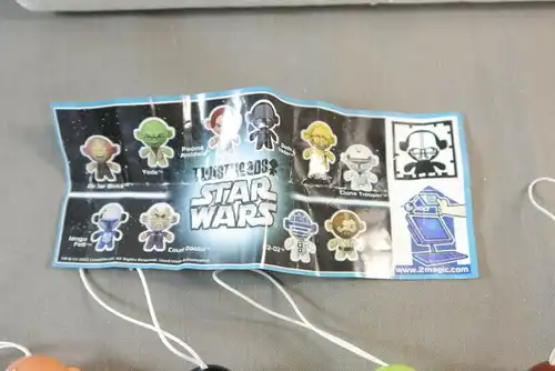 Star Wars Twistheads 10 Figuren komplett mit Beipackzettel K4