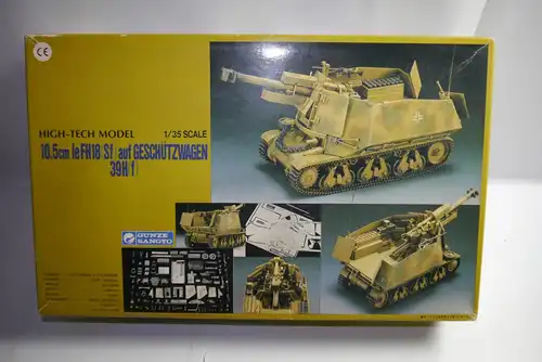 High-Tech  10.5cm leFH18(Sf) auf Geschützwagen 39H(f) Gunze Sangyo 1:35 F30