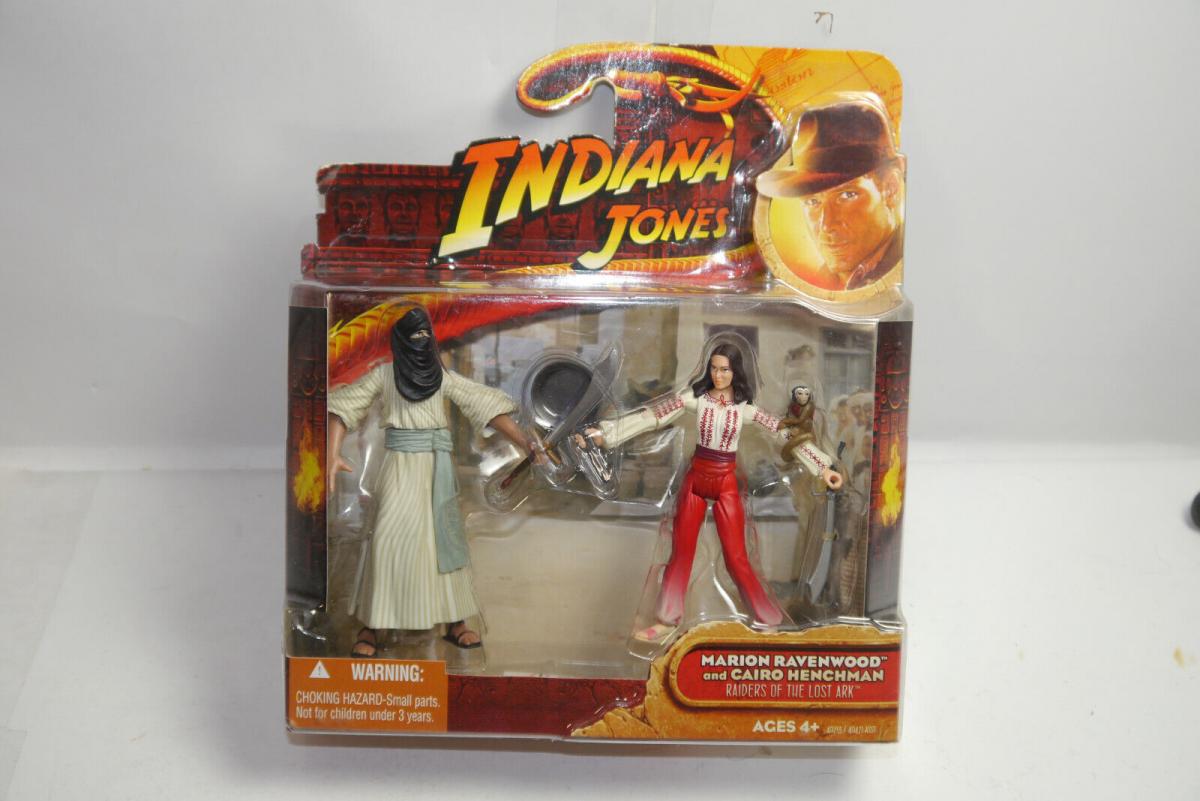 Hasbro Indiana Jones Marion Ravenwood & Cairo Henchman ca.10cm OVP K3 ...