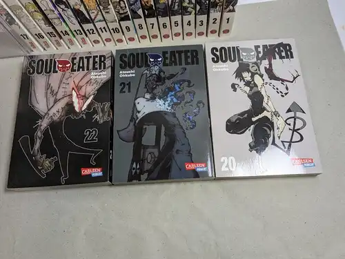 Soul Eater Band 1-17 + 21 , 22 , 23  Carlsen Manga Deutsch    B4