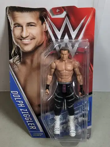 WWE  Dolph Ziggler Smack Down  Actionfigur Mattel DJR65   K14