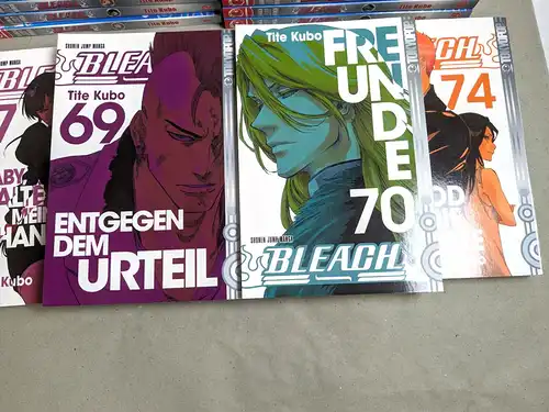 Bleach Band  1-66 + 69 , 70 , 71 , 72 , 74 Tokyopop  Manga Deutsch  B13