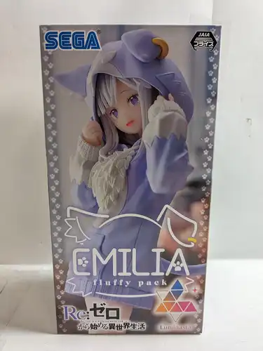 sega Re:Zero Starting Life in A W  Luminasta Emilia Mofumofu Pack 21 cm  OAG