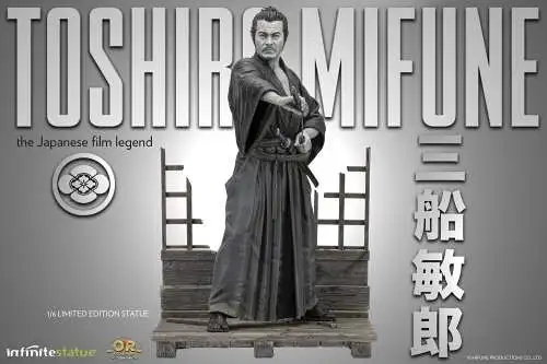 Toshiro Mifune  Old &RARE  1/6 RESIN STATUE Infinite Statue   LAD