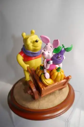 Disney Winnie the Pooh & Piglet  Autumn Herbst Resin Figur ca. 16cm
