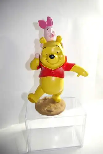 Disney Winnie the Pooh & Piglet  on back  Resin Figur ca. 25cm