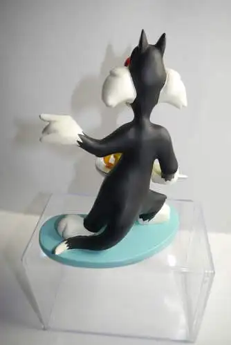 Looney Tunes Sylvester & Tweety Pfanne David Kracov Resin Figur ca. 18cm