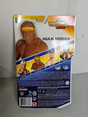 WWE Hulk Hogan  Actionfigur Mattel CHP77  K23