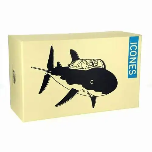 TIM & STRUPPI Tintin  Haifisch U-Boot 26,5 cm  Icons Moulinsart 46402