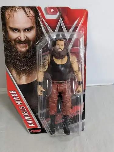 WWE Braun Stroman RAW ca. 17cm  Actionfigur Matte DJR60 K26