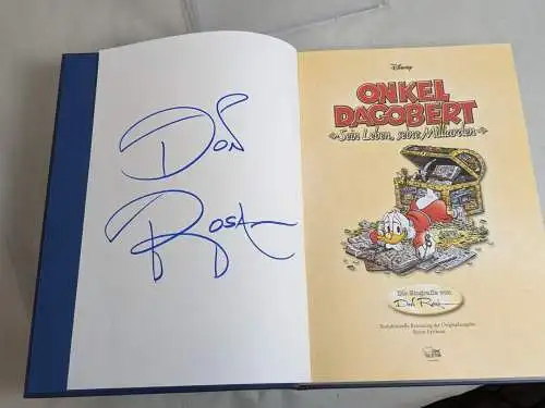 Don Rosa Onkel Dagobert sein Leben ,seine Milliarden signiert gebunden B1