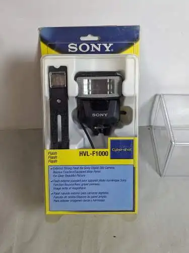 Sony Flash HVL-F1000 Cyber shot Blitz OVP K32