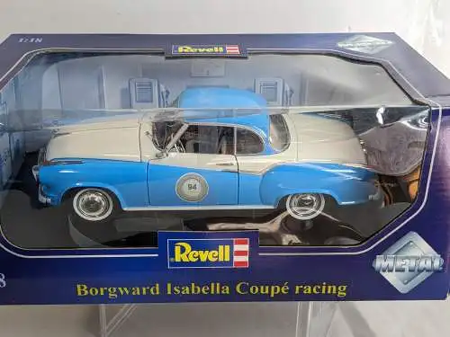 Revell Borgward Isabella Coupe racing hellblau / weiß    1/18 mit OVP  F17