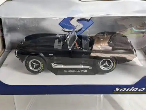 Solido AC Cobra 427 MkII matt schwarz   1/18 mit OVP  F17