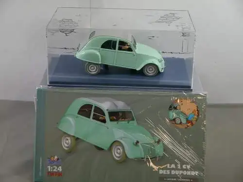 TIM & STRUPPI Tintin  8 Citroën 2 CV  Modellauto 29908 Moulinsart 1/24