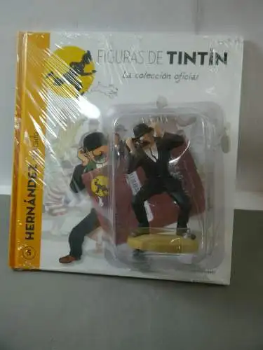 TIM & STRUPPI Tintin Schulze Dupont Hat  05 Buch + Pass  10cm MOULINSART  KC*