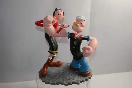 Popeye & Olive swooning  Resin Figur ca. 22cm 2004