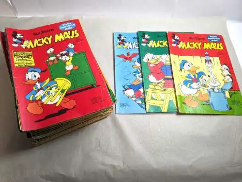 Micky Maus 1966 Nr. 1-52 Z : 2- 3 mit allen Sammelmarken  Ehapa B9