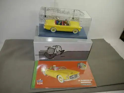 TIM & STRUPPI Tintin Cabrio Borduria  Modellauto 29924 Moulinsart 1/24