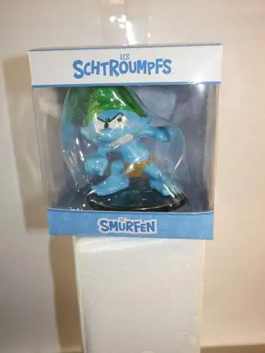 SCHLÜMPFE Schlumpf  Smurfs Wilderschlumpf 11cm Blue Resin Puppy 700107 KBB
