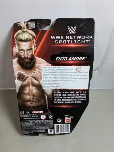 WWE Network Spotlight Enzo Amore  Actionfigur Mattel FFR27 K14