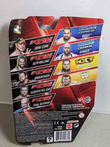 WWE Seth Rolline  RAW Actionfigur Mattel DJR36 K14