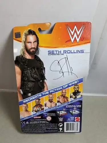 WWE Seth Rollins ca. 17cm  Actionfigur Mattel CBX69   K29