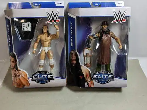 WWE Elite  Bo Dallas & Bray Wyatt Actionfigur Mattel CHT52 + 56  K28