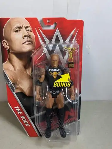 WWE Elite The Rock  Actionfigur Mattel DXF81  K24