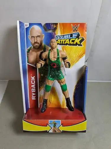 WWE  Double Attack Ryback Actionfigur Mattel CDJ67 K23