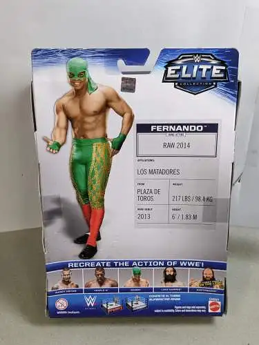 WWE Elite Fernando Actionfigur Mattel CHR81  K22