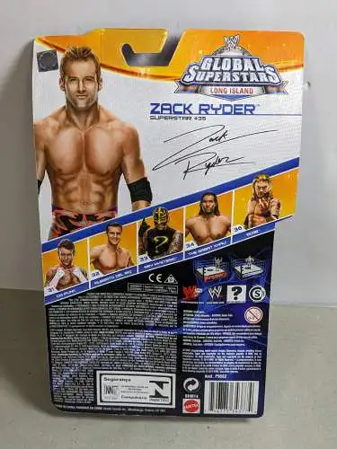 WWE Zack Ryder Actionfigur Mattel BHM14 K19