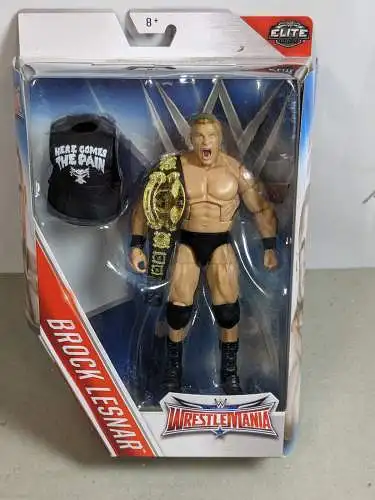 WWE Wrestle Mania Brock Lesnar  Actionfigur Mattel DLG23  K2
