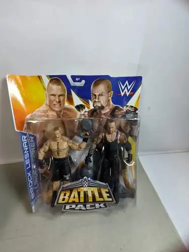 WWE  Battle Pack Brock Lesnar vs. Undertaker Actionfigur Mattel BHM57 K17